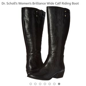 BRAND NEW Dr. Scholls black riding boots!